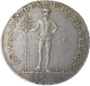 ⅙ Thaler - George III, Germany, 1790-1791 reverse image