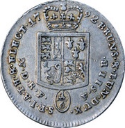 ⅙ Thaler - George III, Germany, 1792-1797 reverse image
