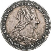 ¼ Thaler - George I Louis Death of Sophia of Pfalz obverse image
