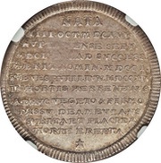 ½ Taler - George I Louis Death of Sophia of Pfalz, Germany, 1714 reverse image