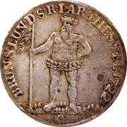 ⅔ Thaler - George I, Germany, 1716-1727 reverse image