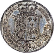 ⅔ Thaler - George II, Germany, 1752-1754 reverse image
