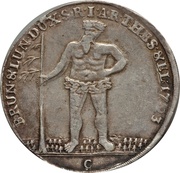 1 Thaler - George I, Germany, 1716-1727 reverse image