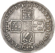 1 Thaler - George I Louis, Germany, 1717 reverse image