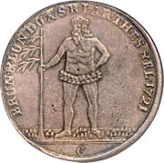 1 Thaler - George I, Germany, 1717-1727 reverse image