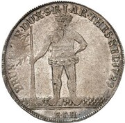 1 Thaler - George II, Germany, 1727-1729 reverse image