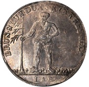 1 Thaler - George II August, Germany, 1730-1744 reverse image