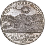 1 Thaler - George II Kronenburg - Ausbeute, Germany, 1745-1752 reverse image