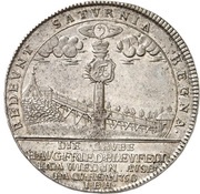 1 Thaler - George II August Herzog Frederick August Bleyfeld - Ausbeute, Germany, 1750-1752 reverse image