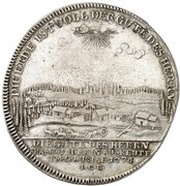 1 Thaler - George III Güte des Herrn - Ausbeute, Germany, 1774 reverse image