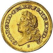 ½ Ducat - George II Harz Ausbeute obverse image
