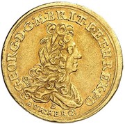 1 Ducat - George I Louis Harz Ausbeute obverse image