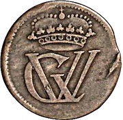1 Pfenning - George II William obverse image