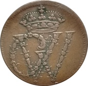 1½ Pfennig - George II William obverse image