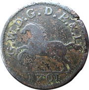 1½ Pfenning - George II William obverse image