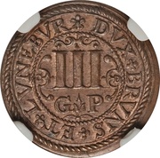 3 Pfennig - Christian, Germany, 1620-1622 reverse image