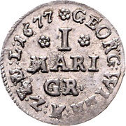 1 Mariengroschen - George William obverse image