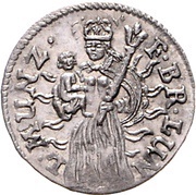 1 Mariengroschen - George William, Germany, 1677-1680 reverse image