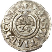 1 Groschen - Christian, Germany, 1619 reverse image