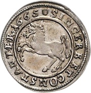 1⁄24 Thaler - Christian Louis, Germany, 1661-1665 reverse image