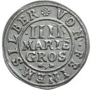 4 Mariengroschen - George II William, Germany, 1666-1667 reverse image