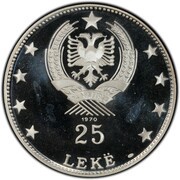 25 Lekë Skanderbeg's Victory over the Turks reverse image