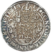 1 Thaler - Christian, Germany, 1618 reverse image