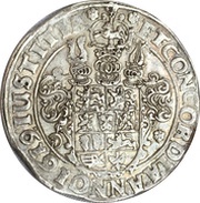 1 Thaler - Christian, Germany, 1619 reverse image