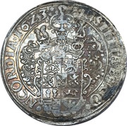 1 Thaler - Christian, Germany, 1622-1624 reverse image