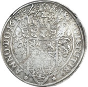 1 Thaler - August I, Germany, 1634-1636 reverse image
