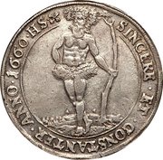 1 Thaler - Christian Louis, Germany, 1654-1665 reverse image