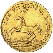 1 Ducat - George William, Germany, 1684-1685 reverse image