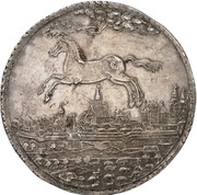 4 Thalers - Christian Louis Löser, Germany, 1654 reverse image