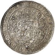 6 Thalers - Christian Bischof of Minden Löser, Germany, 1625 reverse image