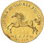 2 Ducats - George II William, Germany, 1699-1700 reverse image