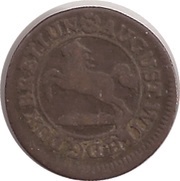 1 Pfenning - August William obverse image