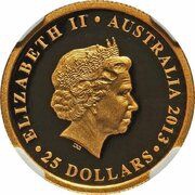 25 Dollars - Elizabeth II 4th Portrait - Sydney Opera House obverse image