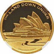 25 Dollars - Elizabeth II 4th Portrait - Sydney Opera House, Australia, 2013 reverse image