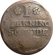 1 Pfenning - Ferdinand Albert II, Germany, 1735 reverse image