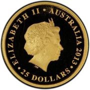 25 Dollars - Elizabeth II 4th Portrait - Elizabeth II Coronation obverse image