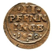 2 Pfenning - Frederick Ulrich Kipper, Germany, 1620 reverse image