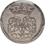 2 Pfennige - Anthony Ulrich Death obverse image