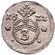 3 Pfennig - Frederick Ulrich Kipper, Germany, 1622-1623 reverse image