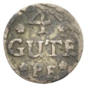 4 Pfennig - Rudolph August and Anthony Ulrich, Germany, 1685-1692 reverse image