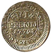 6 Pfennig - Charles I, Germany, 1764-1775 reverse image