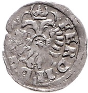 3 Kreuzers - Frederick Ulrich Kipper, Germany, 1620 reverse image