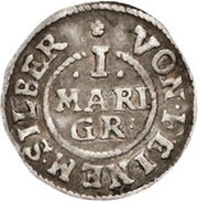 1 Mariengroschen - August, Germany, 1647-1657 reverse image