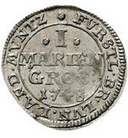 1 Mariengroschen - Charles I, Germany, 1741-1776 reverse image