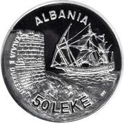 50 Lekë Durazzo; Essai reverse image