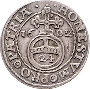 1⁄24 Thaler - Henry Julius, Germany, 1600-1605 reverse image